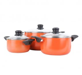 Bộ nồi 3 chiếc nhôm đáy từ Kangaroo KG932 - Hàng chính hãng