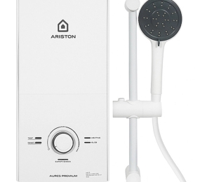 Máy nước nóng trực tiếp Ariston AURES PREMIUM 4.5P IVORY - Hàng chính hãng