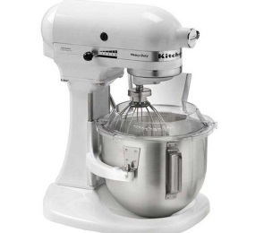 Máy trộn bột bát nâng Heavy Duty KitchenAid 5KPM5EWH - Hàng chính hãng