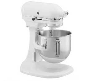 Máy trộn bột bát nâng KitchenAid 5K5SSWH - Hàng chính hãng