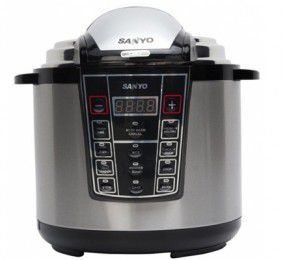 Nồi áp suất điện tử Sanyo EPC-DY609S - Dung tích 6 lít - Hàng chính hãng