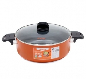 Nồi canh chống dính đáy từ sắc màu Supor S08A26IH - Hàng chính hãng