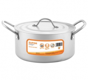 Nồi canh nhôm oxy hóa mềm Healthy Supor HT08008-4 - Hàng chính hãng