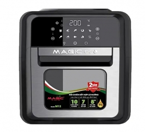 Nồi chiên không dầu kết hợp lò nướng Magic Eco M12 - Hàng chính hãng