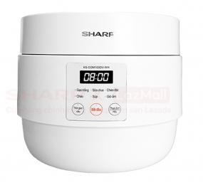 Nồi cơm điện Sharp KS-COM100DV-WH - Hàng chính hãng