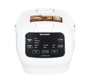 Nồi cơm điện tử Sharp 1.8 lít KS-COM183MV-WH - Hàng chính hãng