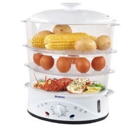 Nồi hấp điện 3 tầng Braburg B3L - Hàng chính hãng