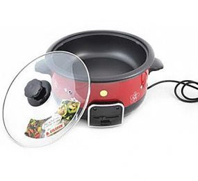 Nồi lẩu điện đa năng Goldsun MC-GAL30 R - Công suất 1300W - Hàng chính hãng