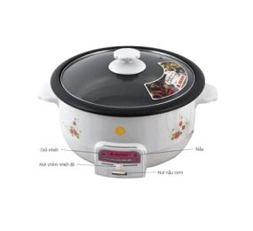 Nồi lẩu điện đa năng Goldsun MC-GAL30 W - Công suất 1300W - Hàng chính hãng
