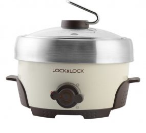 Nồi lẩu điện đa năng mini Lock&Lock EJP111IVY - Hàng chính hãng