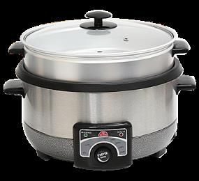 Nồi lẩu điện inox Kim Cương KC-3.5L  - Công suất 1300W - Hàng chính hãng