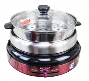 Nồi lẩu điện nướng đa năng 3 trong 1 Hayasa HA-690
