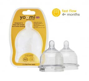 Núm ty silicone siêu mềm Yoomi Y2FFT 