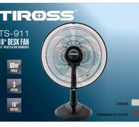 Quạt bàn 16'' Tiross TS911 - Công suất 60W - Hàng chính hãng