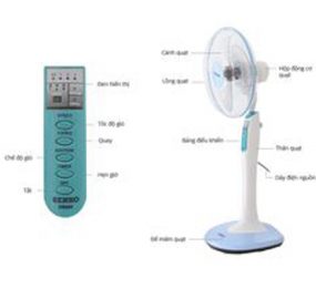 Quạt đứng Senko DC880 - Hàng chính hãng