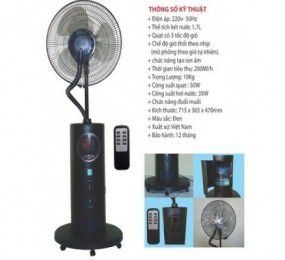 Quạt phun sương Trường Thọ BA2015 - Công suất 50W - Hàng chính hãng