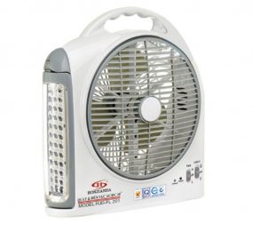 Quạt sạc điện kết hợp đèn led Honjianda HJD-FL 201 LED -... - Hàng chính hãng