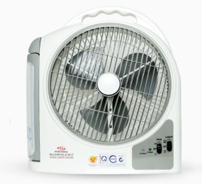 Quạt sạc tích điện Honjianda HJD-FL 213LED (2 Bình 6V-5Ah) - Hàng chính hãng