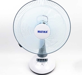 Quạt sạc tích điện Matika MTK-6314