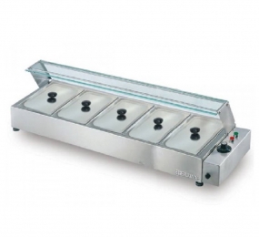 Quầy giữ nóng thức ăn Berjaya BMC 5WC - Hàng chính hãng