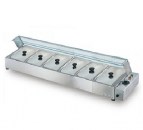 Quầy giữ nóng thức ăn Berjaya BMC 6WC - Hàng chính hãng