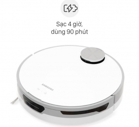 Robot hút bụi Samsung Jet Bot+ VR30T85513W  - Hàng chính hãng