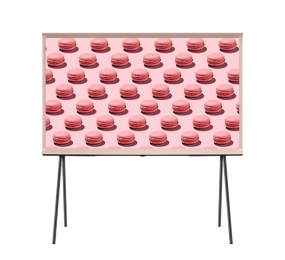 Smart Tivi kiểu chữ I có chân The Serif QLED Samsung 4K 55 inch... - Hàng chính hãng