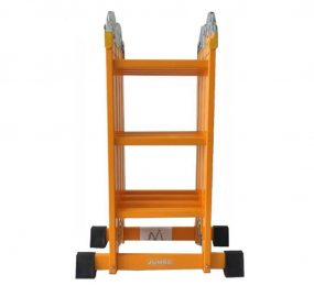Thang nhôm gấp 4 đoạn Jumbo B303  - Hàng chính hãng