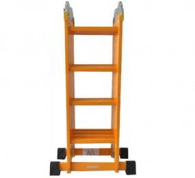 Thang nhôm gấp 4 đoạn Jumbo B304 - Hàng chính hãng