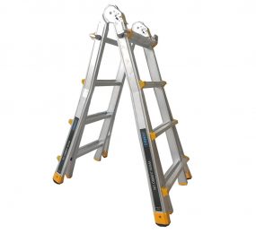 Thang nhôm gấp chữ A Jumbo A404 - Hàng chính hãng