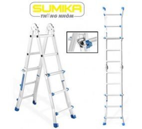 Thang nhôm gấp đa năng Sumika SKM-404 - Hàng chính hãng
