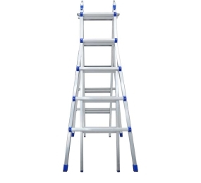 Thang nhôm gấp và rút đa năng 4 đoạn Advindeq AML45W