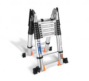 Thang nhôm rút đôi chữ A Hakawa HK-256 - Hàng chính hãng