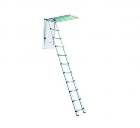 Thang nhôm rút gác xếp Nikawa DLTL-110 - Hàng chính hãng