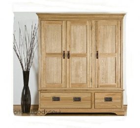 Tủ áo sồi Mỹ giá rẻ 1m4x 1m95 x 60