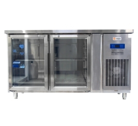 Tủ bàn mát 2 cánh kính Unibar UB-2MK1560 - Hàng chính hãng