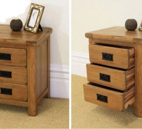 Tủ đầu giường Sồi Mỹ - Hàng chính hãng