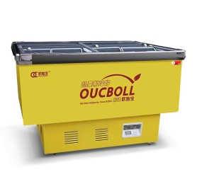 Tủ đông đáy phẳng cửa kính Oucboll SD/SC-550 - Hàng chính hãng