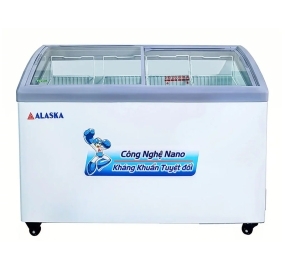 Tủ đông kính lùa cong Alaska KC-310 - Hàng chính hãng