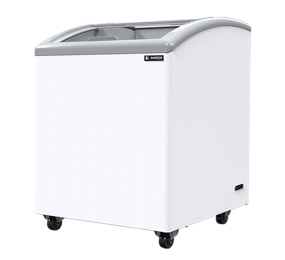 Tủ đông mặt kính cong Sanden SNC-0155 - Hàng chính hãng