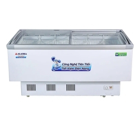 Tủ đông nắp kính lùa phẳng Alaska KN-400 - Hàng chính hãng