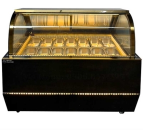 Tủ đông trưng bày kem kính cong Snow Village BL-1.4 - Hàng chính hãng