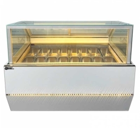 Tủ đông trưng bày kem tươi Snow Village BL-1.6V - Hàng chính hãng