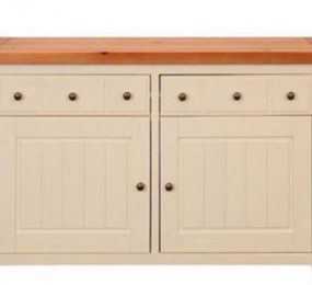 Tủ hộc trắng nóc màu tự nhiên gỗ tràm bông vàng hàng... - Hàng chính hãng