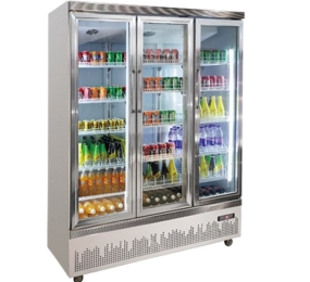 Tủ mát 3 cánh kính Oucboll LG-1080F - Hàng chính hãng