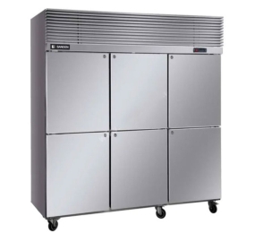Tủ mát 6 cánh inox Sanden SRC-1853