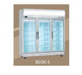 Tủ mát trưng bày 3 cánh kiếng Berjaya 3D/DC-SM - Hàng chính hãng