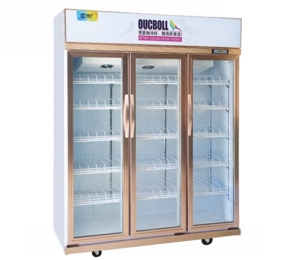 Tủ mát trưng bày 3 cánh kính Oucboll LG-1080C - Hàng chính hãng
