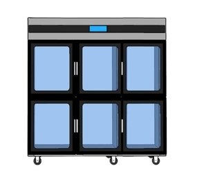 Tủ sấy bát công nghiệp Fushima FSM-TSBCC6C - Hàng chính hãng