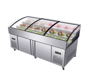 Tủ trên mát dưới đông Snow Village BT-B1.3D - Hàng chính hãng